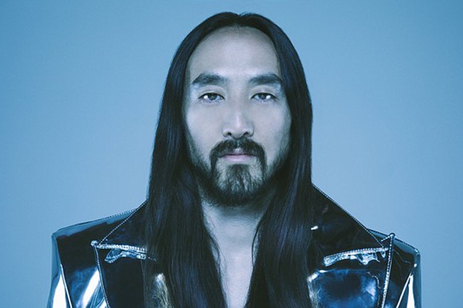 Steve Aoki blesses the stage at NOVA SD, where the state-of-the-art lighting and sound system should make this show one to remember.