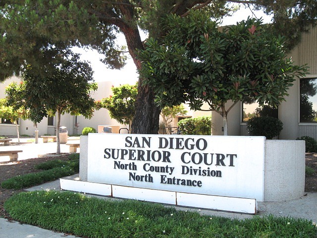 San Diego's North County Superior courthouse in Vista, California.