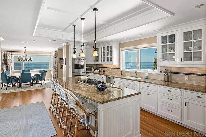 The kitchen: neat but not gaudy.