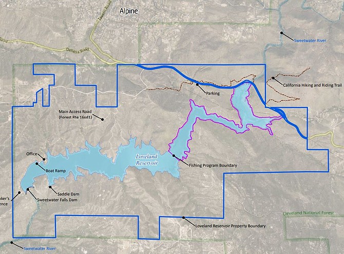 Walsh says only about one mile of shoreline is currently fishable.