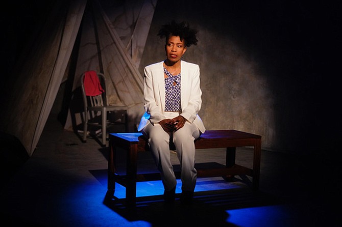 A moment in the spotlight for Tina Machele Brown.