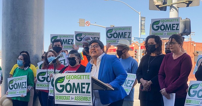 Gómez has raised nearly $470,000, much of which has come from her organized labor allies.