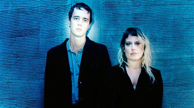 Electronic music duo Boy Harsher