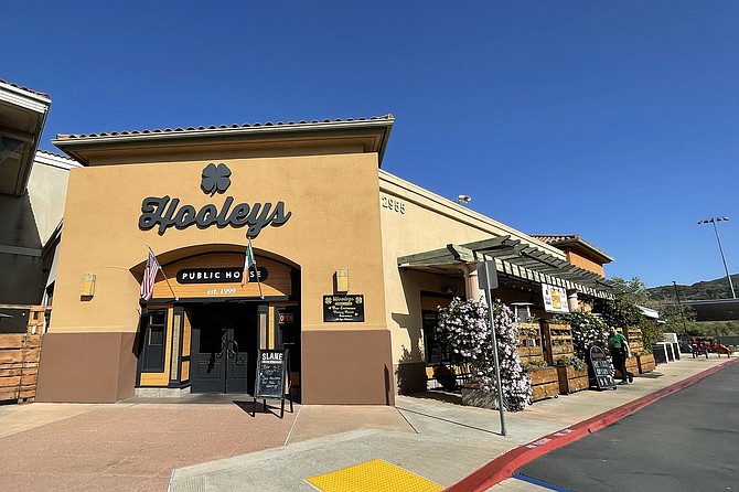 The original Hooley’s Irish Pub & Grill, next door to a Rancho San Diego multiplex since 1999