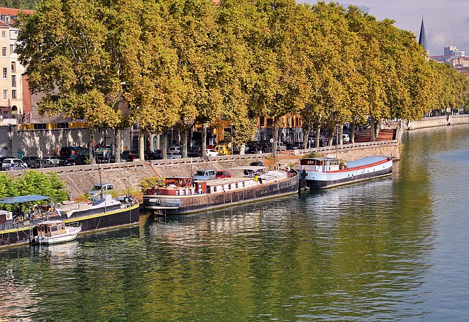 Boats along the city's river use to shuttle both goods and tourists alike