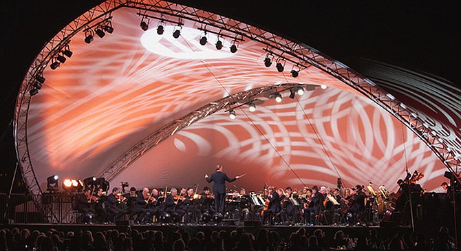 The players are gathered from the top orchestras in the country.