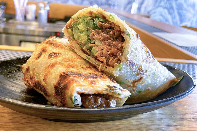 Taiwanese beef rolls make an any-time-of-day snack.