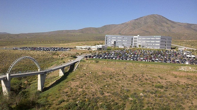 Baja California’s Autonomous University campus at Valle de las Palmas – 29 miles east of Tijuana’s downtown.