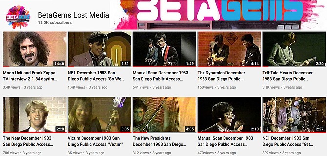 The BetaGems Lost Media channel has even more vintage San Diego concerts and TV footage