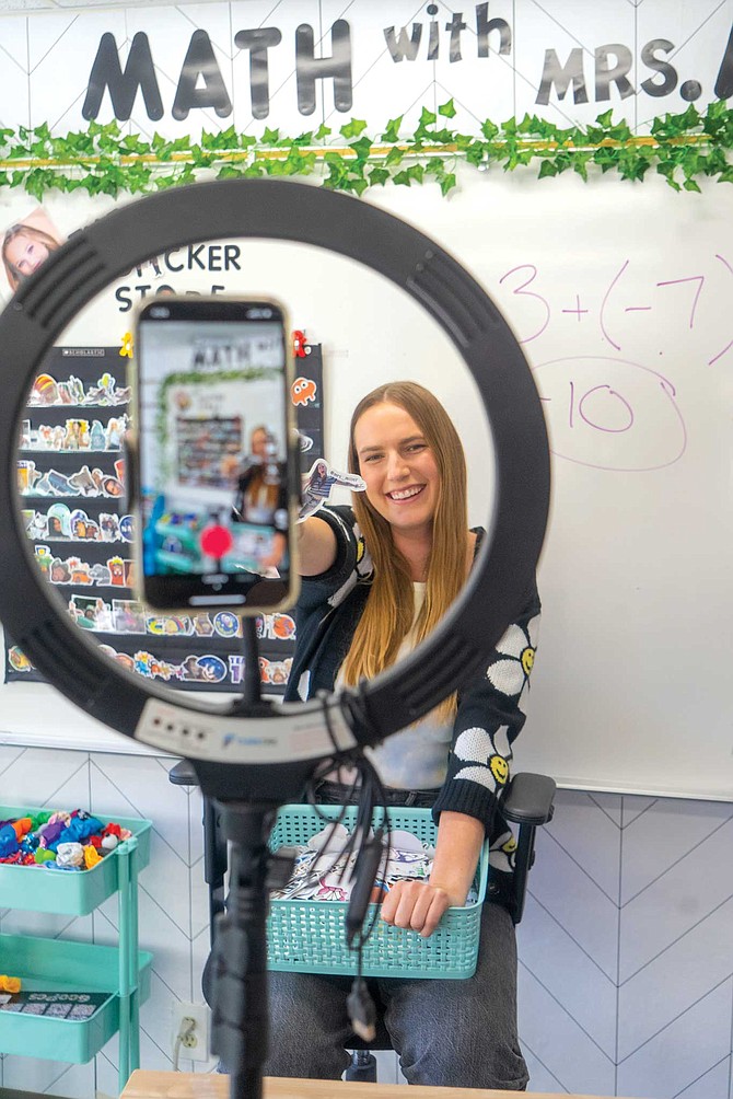 Local middle-school math teacher Andrea Miller knew what she was doing when she started posting on TikTok. She wanted her videos to go viral — and they have.