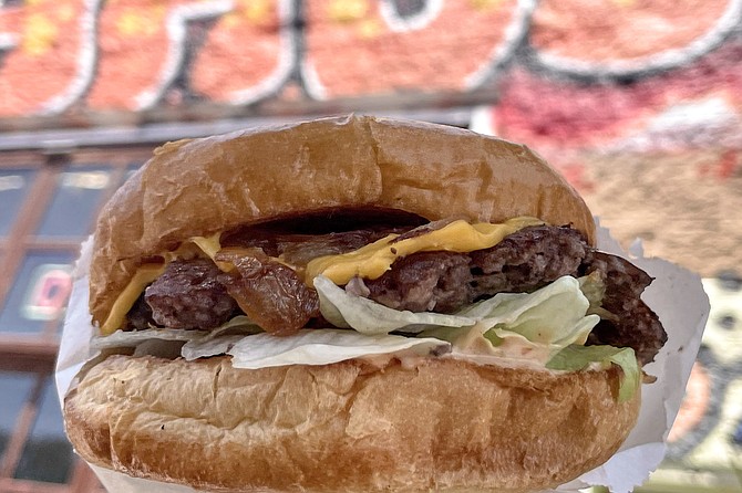 A simple burger drawing crowds in Barrio Logan