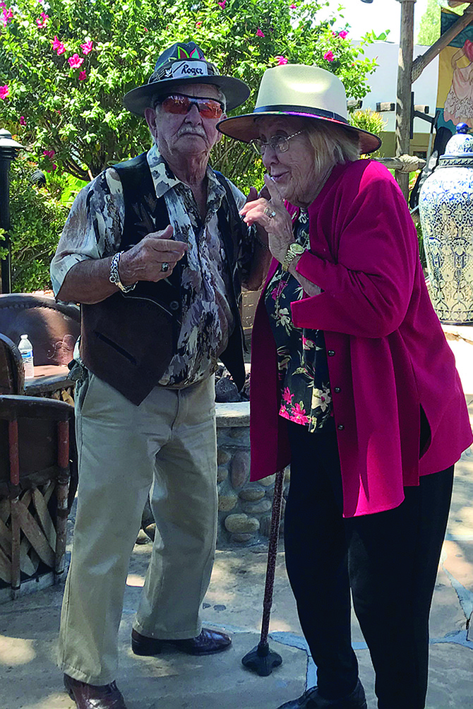 Roger and Madeleine Duval, dancing.