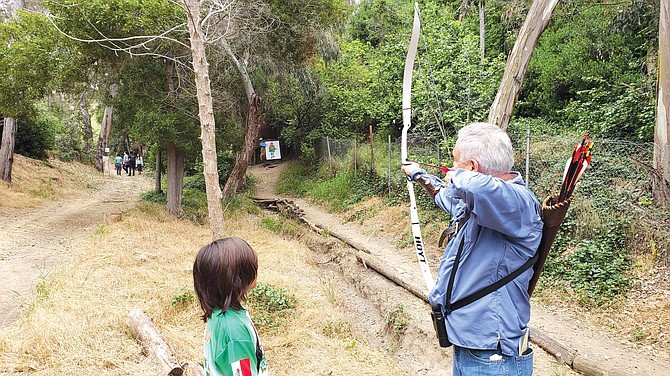The Balboa Park Rube Powell Archery Range