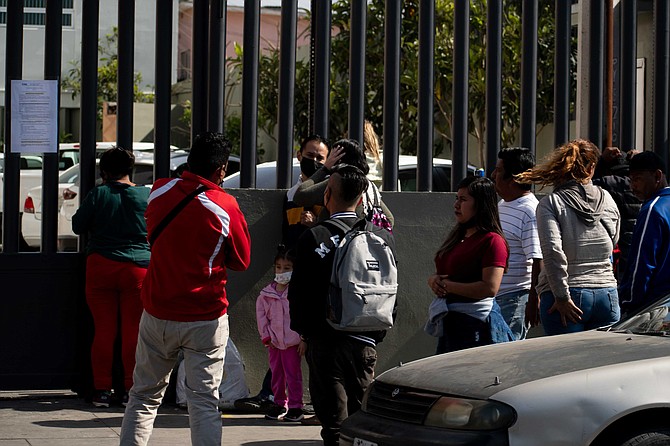 During the pandemic they had to camp outside of the building located on the Second Street in Tijuana’s downtown.