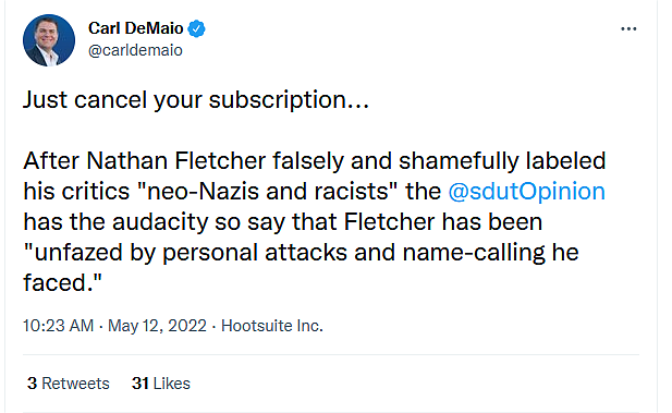 DeMaio response