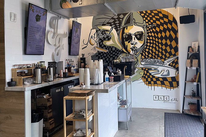 The Jet Fuel coffee counter, within The Lab Collaborative