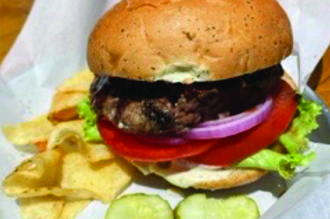 Bare Lil Lamb Burger. Honest eats from Down Under
