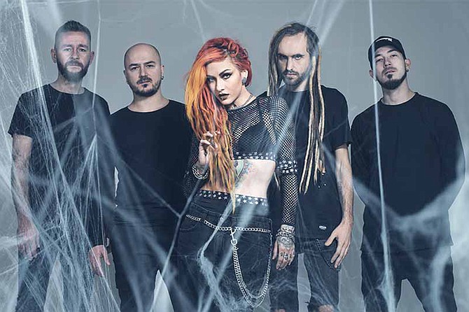 Female-fronted Moldovan metal band Infected Rain takes the stage at Brick by Brick.