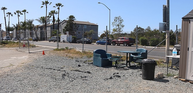 Locals bring donations collected from the neighborhoods.