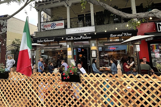 Nearly ten years in Hillcrest (which more recently includes parklet seating).