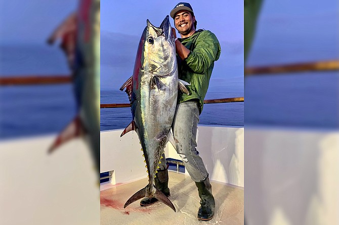 Will Aviles was in the right place at the right time on this fish that is over the 100# mark.