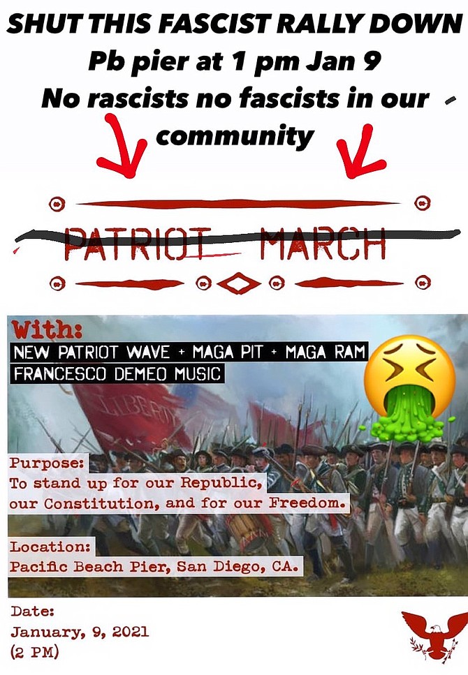 Invitation to shut down Patriot March