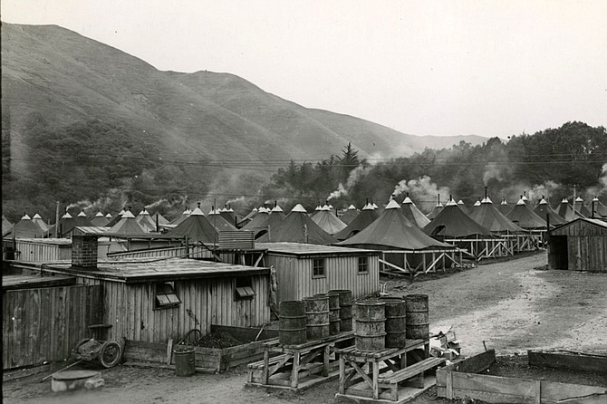 Tent City: 15,000 U.S. Marines turned New Zealand’s Paekakariki (pop. 500) into an instant metropolis.
