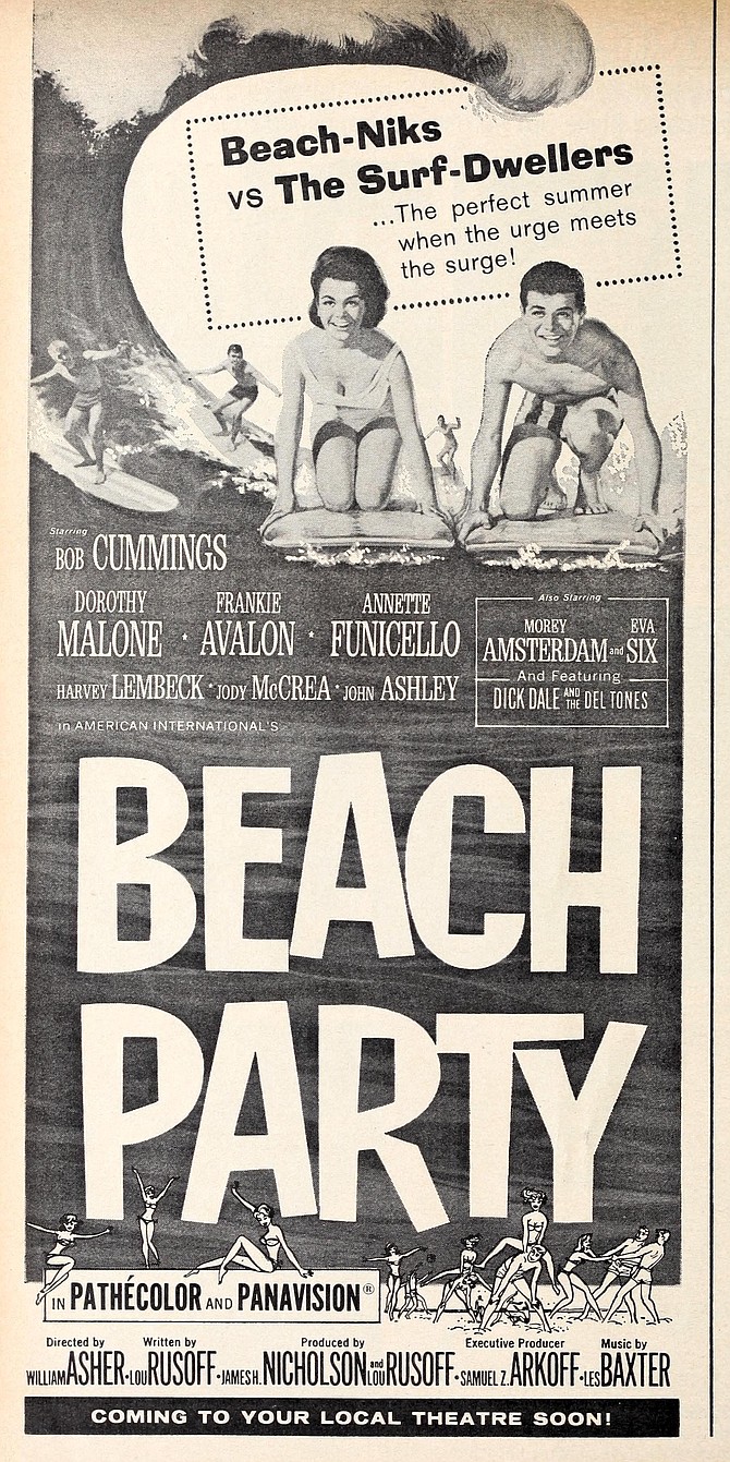 Surf's up! Dumb down! "Photoplay," July 1963.