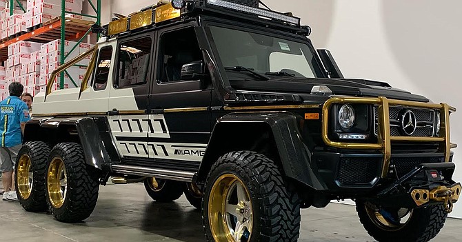 The "million-dollar" Mercedes-Benz G63 AMG 6x6