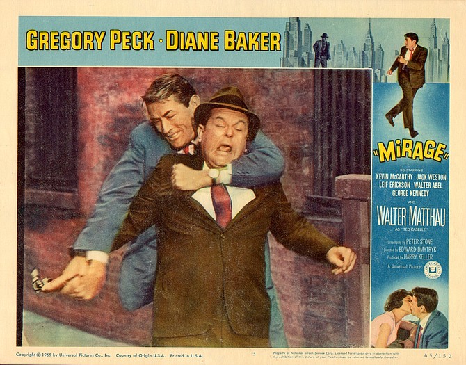 Gregory Peck and Jack Weston co-star in Lobby Card #3.
