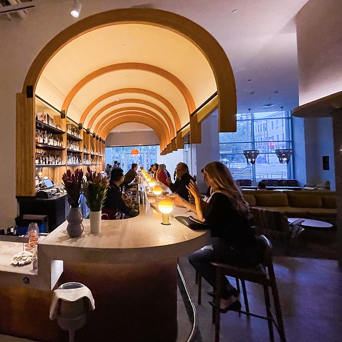 The bar at Callie