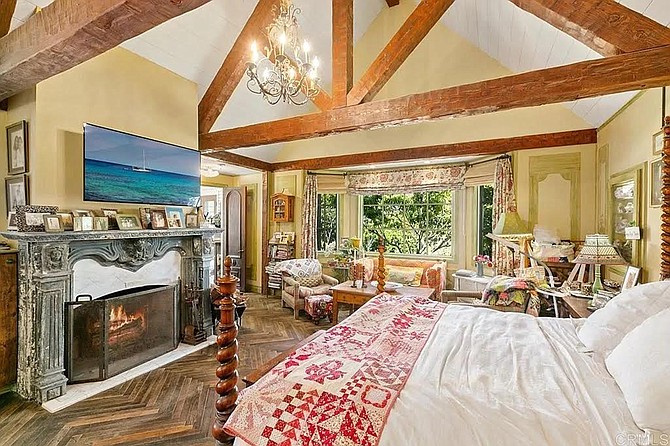 The owner’s suite was added in 2008, but maintains the old-world feel.