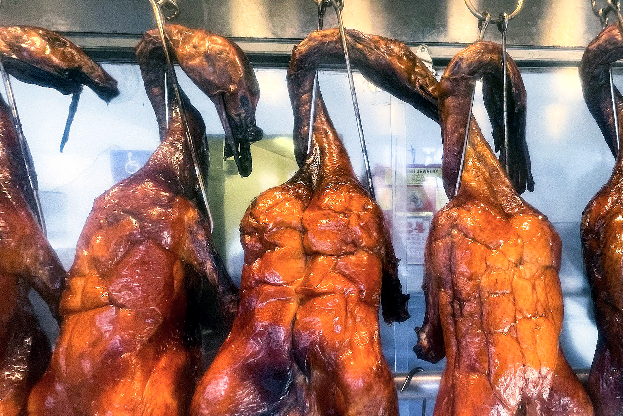 Roast Ducks In A Row At Tom s Chinese BBQ San Diego Reader