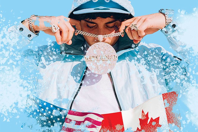 Shoreline Mafia member OhGeezy takes the stage at Observatory.
