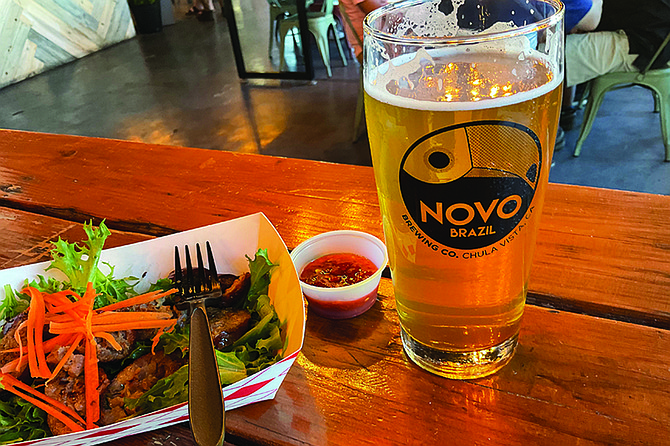 Novo Brazil’s beer to accompany Northern Sausage.