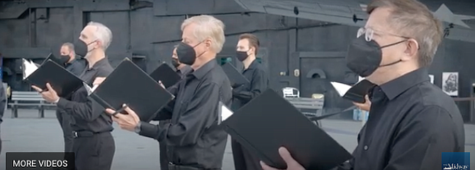 San Diego Master Chorale aboard the USS Midway, May, 2021
