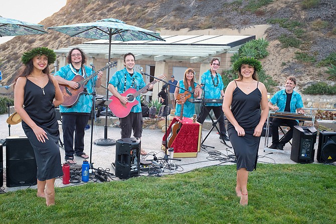 Slack Key ‘Ohana after their performance at the “Concert’s at theCove” series presented by Belly Up and the City of Solana Beach.