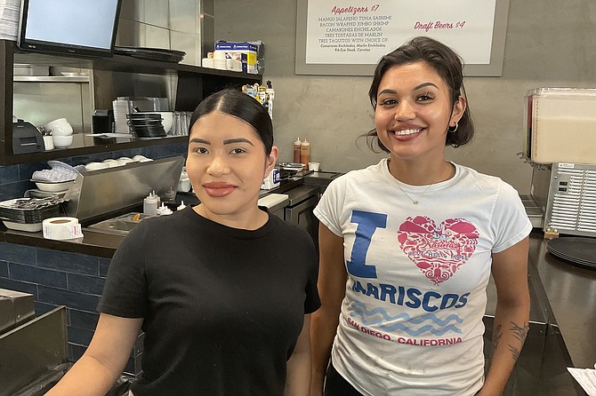 Alejandra (left) and Rosa - Life of the party!