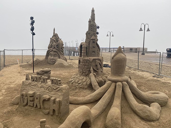 "There's no way that we can run hoses all over the beach."