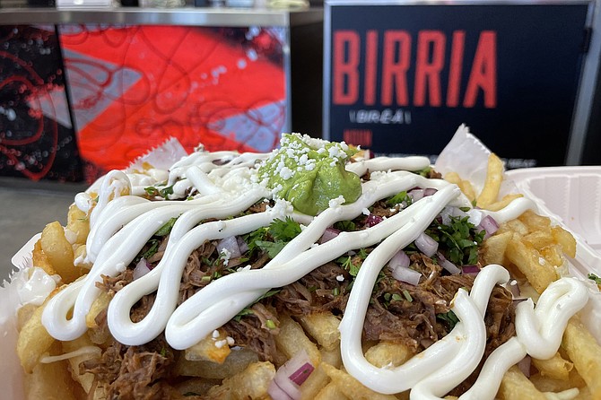 Like carne asada fries, except topped with birria