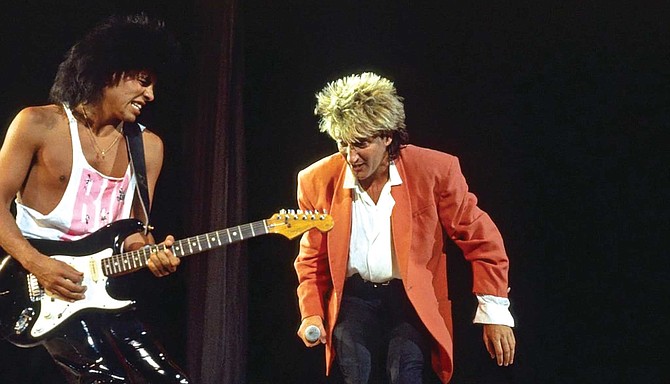 Stevie Salas (left) grew up in an Oceanside trailer park and went on to tour and record with the likes of Rod Stewart, Public Enemy and Mick Jagger.