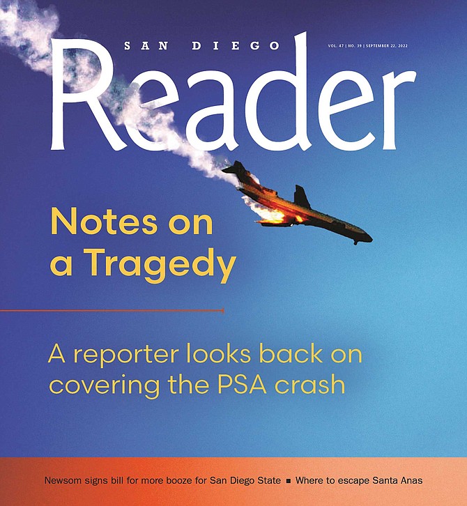 The County’s official photographer Hans Wendt heard a pop skywards, looked up to see the 727 hurtling out-of-control to the ground, and instinctively reacted, snapping a color photo of the stricken jet with its right wing aflame. It became the iconic visual of the accident.