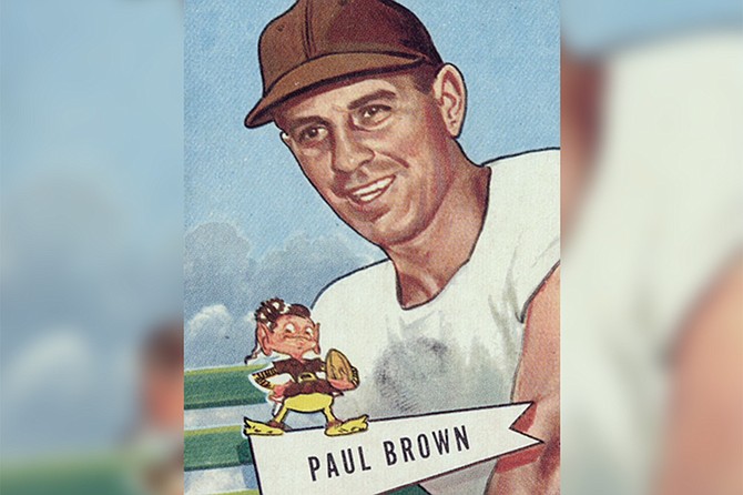 The Cleveland Browns were named after their first coach and co-founder Paul Brown.