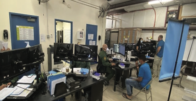 Border Patrol screening and processing
