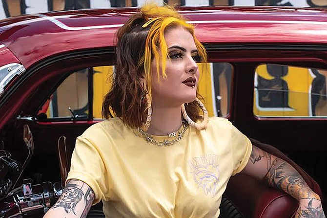 “Almost a quarter of my tattoos I’ve tattooed on myself,” says Hubbard.