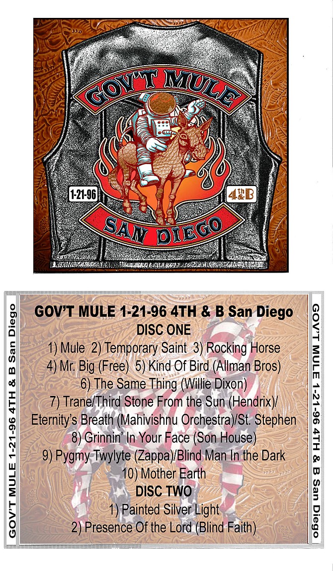 Bootleg CD from one of the first 4th & B concerts on 1-21-96