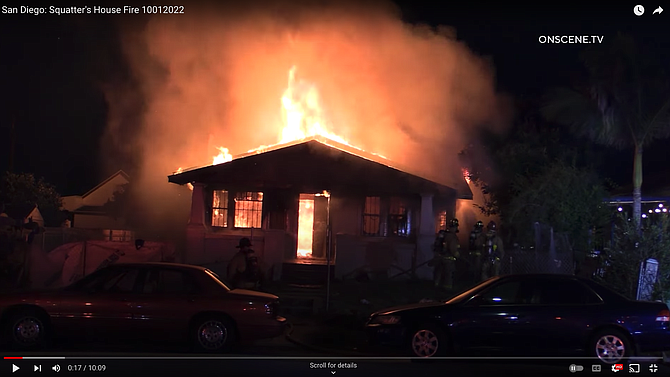October 1 Grant Hill. "The residence has a history of squatters living inside."