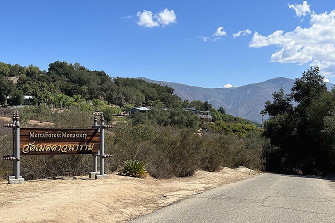 Approaching the Metta Forest Monastery