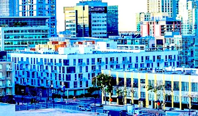 People gravitate to city centers due to the high cost of single family homes.