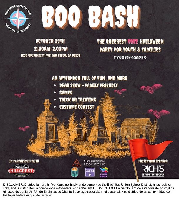 The offending flyer